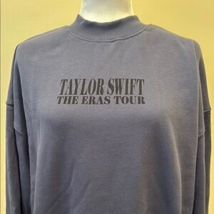 Taylor Swift The Eras Tour Blue Crewneck Sweatshirt Size XS